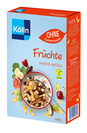 Koelln muesli alla frutta senza zucchero Müsli Kolln